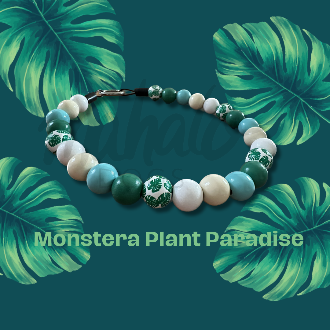 Monstera Plant Paradise Perlenhalsband