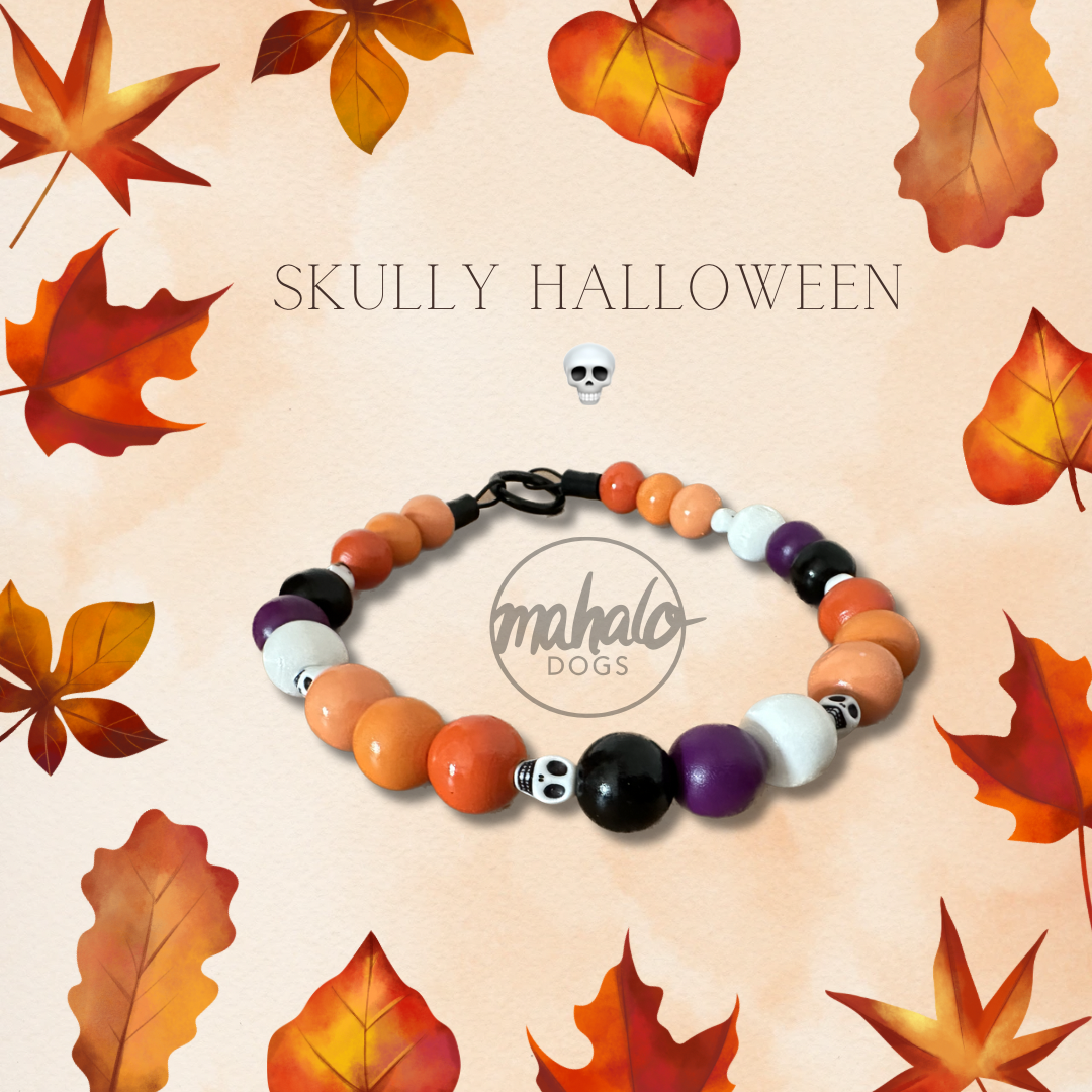 Skully Halloween Perlenhalsband