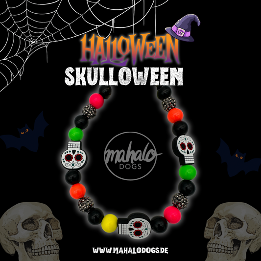 Halloween Skulloween Perlenhalsband