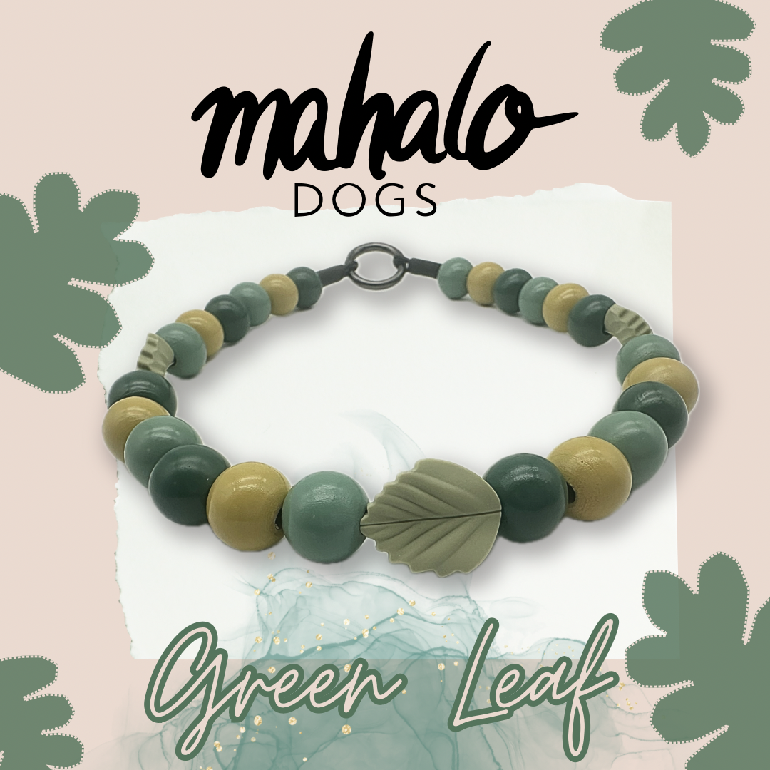 Green Leaf Perlenhalsband