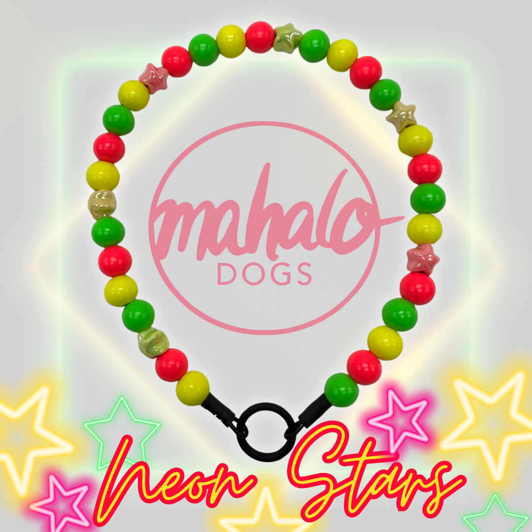 Neon Stars Perlenhalsband